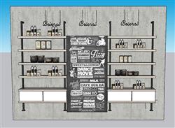 展示柜SU模型 免费sketchup模型下载