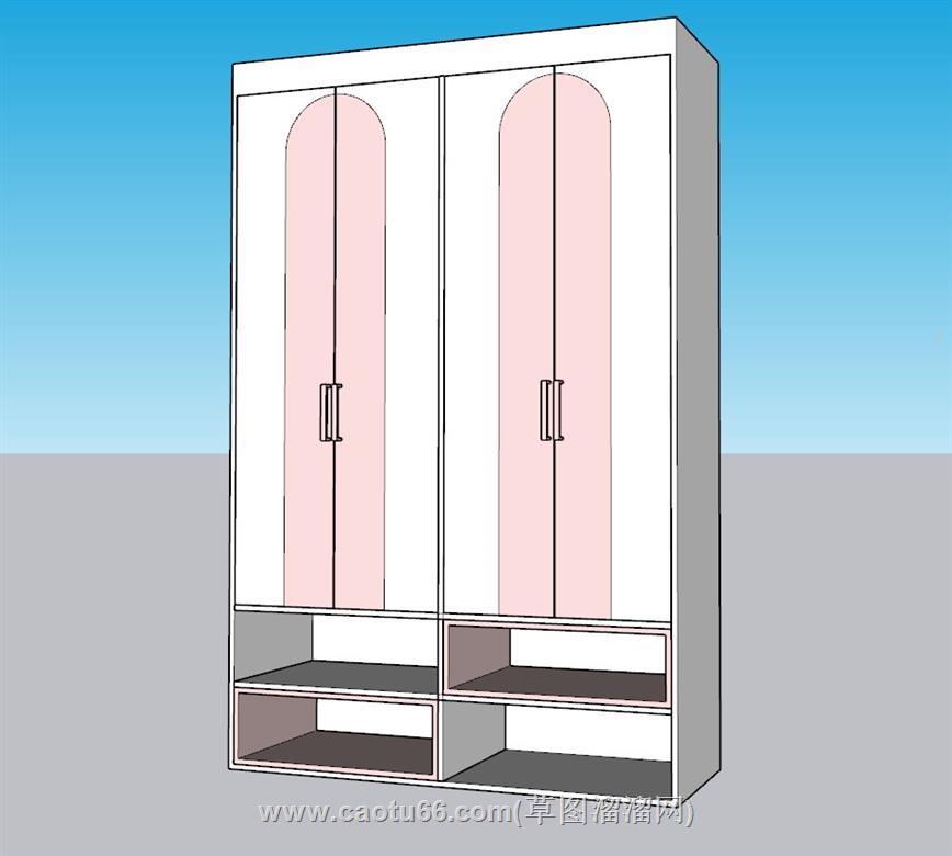 衣柜SU模型 1