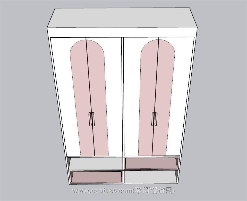 衣柜SU模型 1