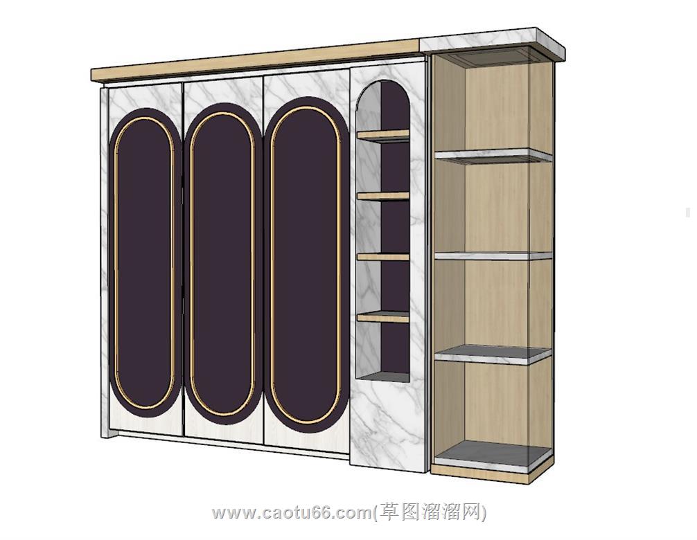 衣柜家具SU模型 1