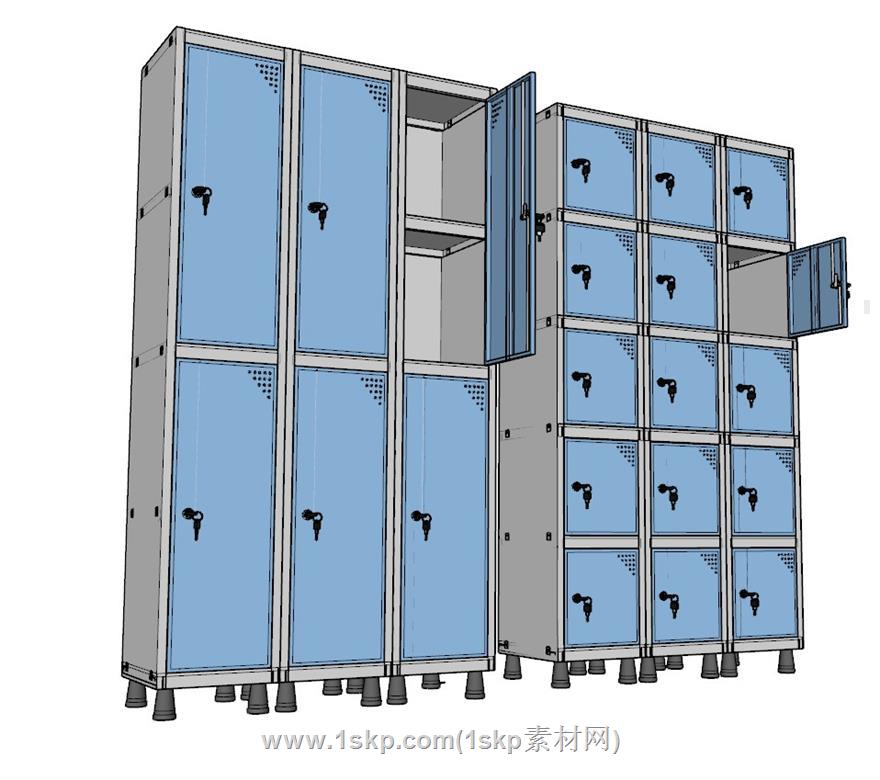 公用储物柜SU模型 3