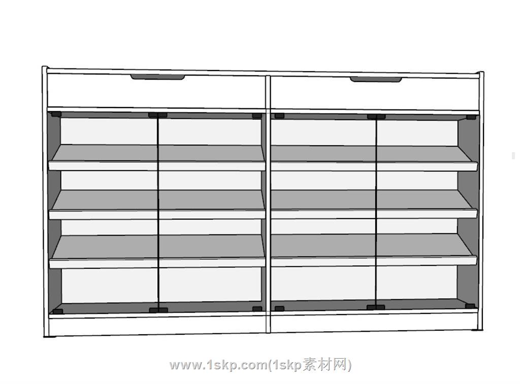 鞋柜SU模型 3