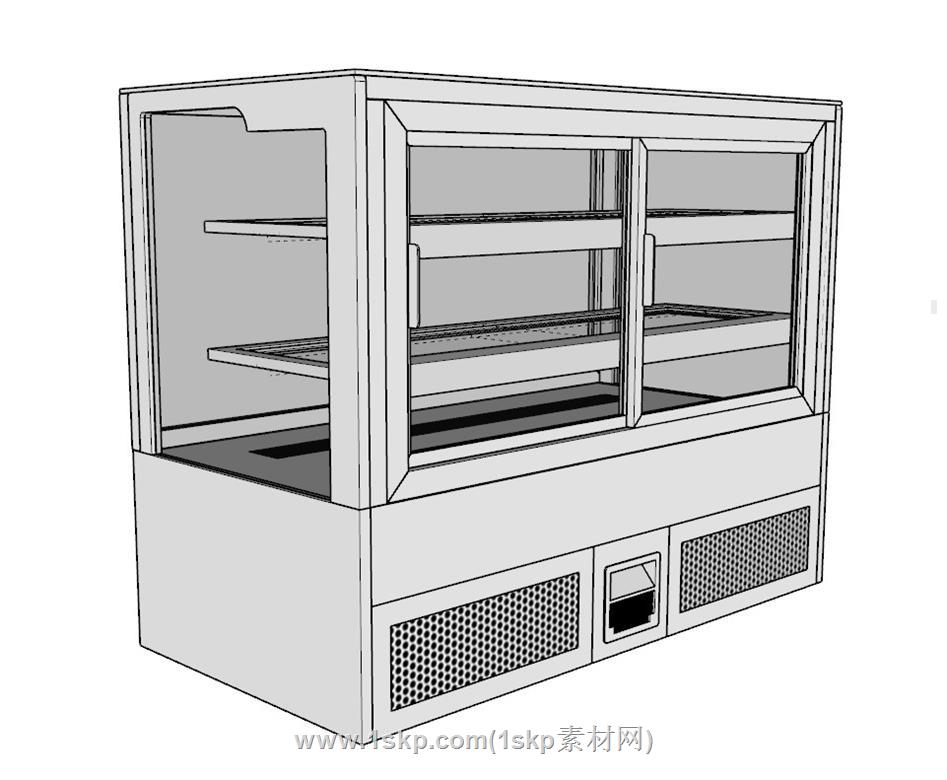 展柜SU模型 1