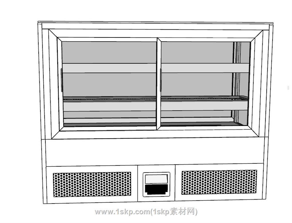 展柜SU模型 2
