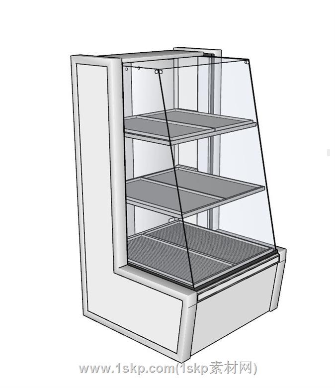 蛋糕柜展柜SU模型 1