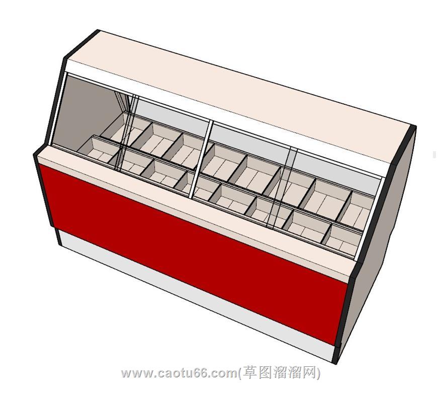 展示柜SU模型 1