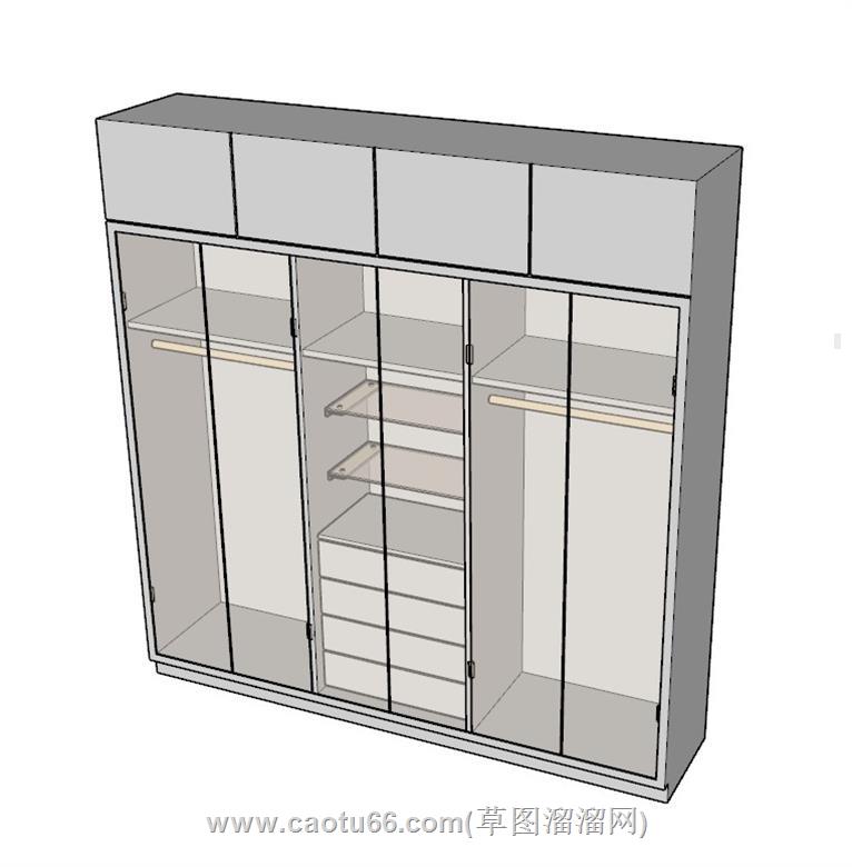 衣柜SU模型 2