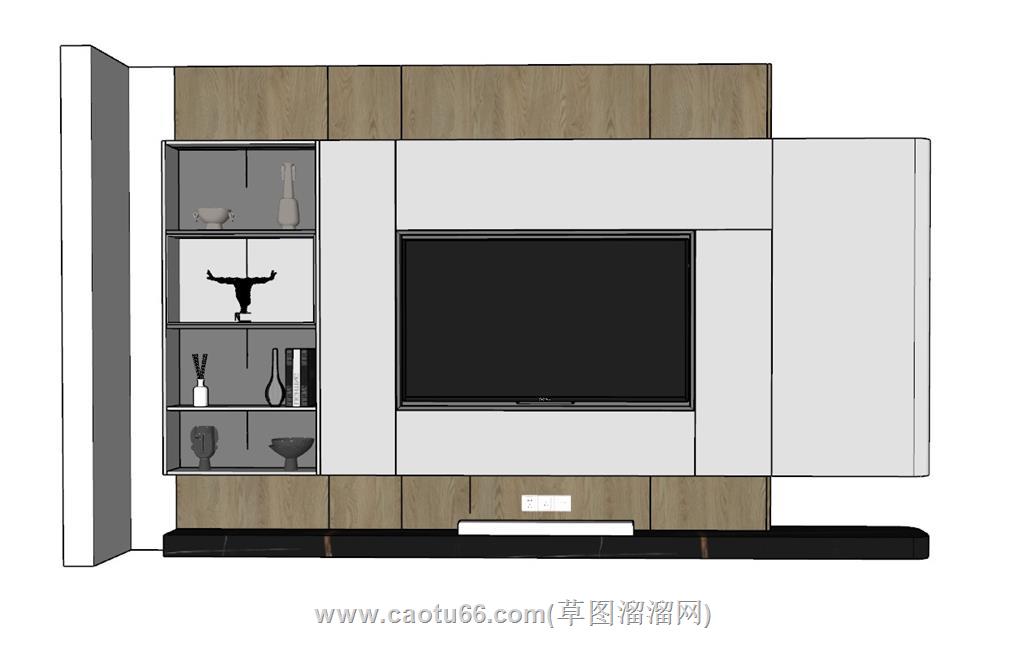 电视柜SU模型 1