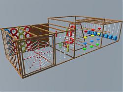 儿童游乐攀爬SU模型 免费sketchup模型下载