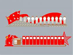 党建  雕塑  红色  文化墙