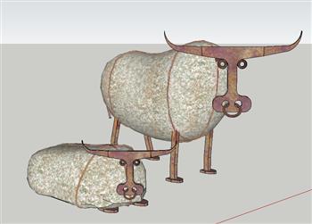 水牛  工艺品  雕塑  景观