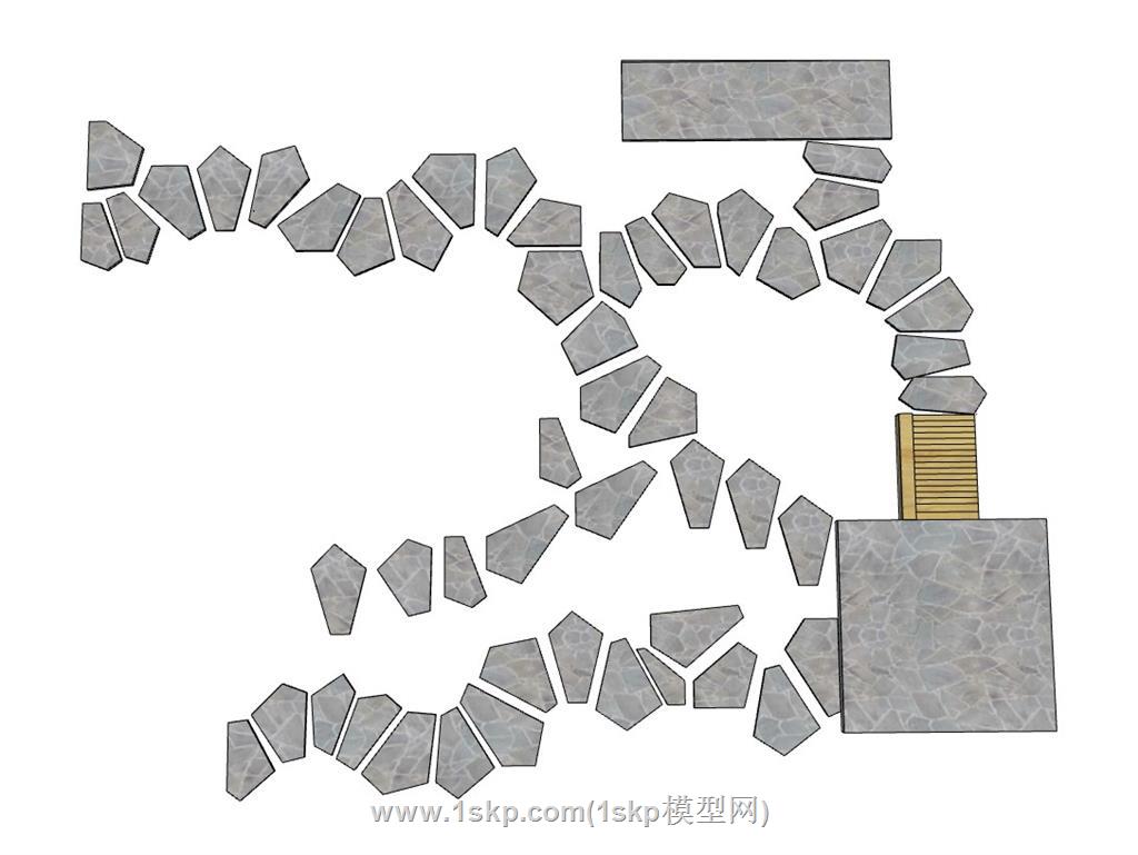 石子路SU模型 2