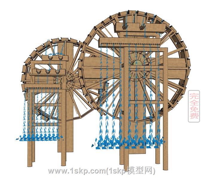 水车水轮车 1