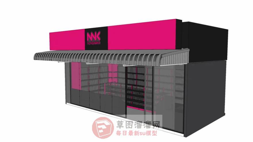 便利店商店小超市SU模型 1