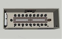 会议室 会议桌 投影