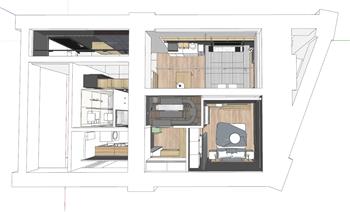 日式风格 单身 公寓 住宅