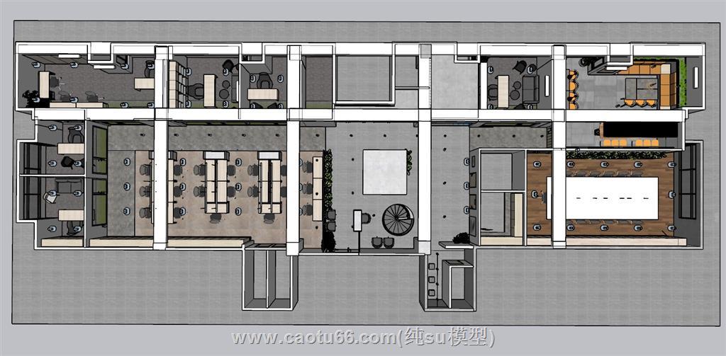 大型公司SU模型 1