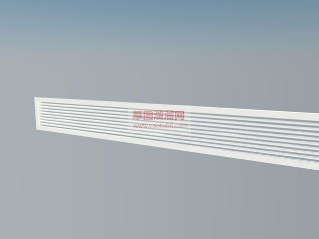 中央空调出风口排风口SU模型 1