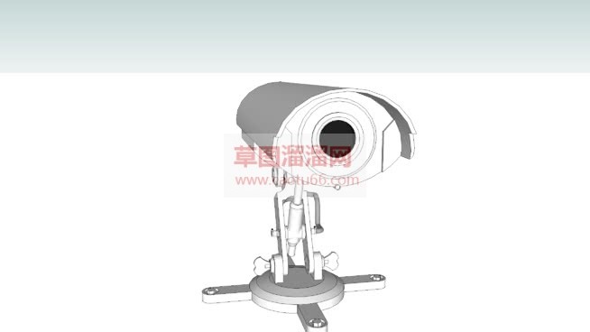 监控摄像头探SU模型