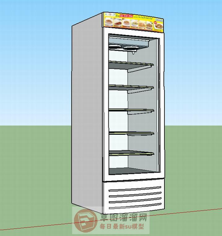 冰箱冰柜SU模型 1