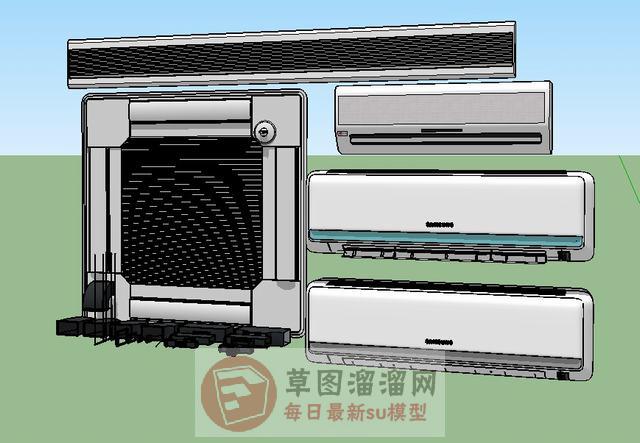 空调挂式空调中央空调SU模型 1