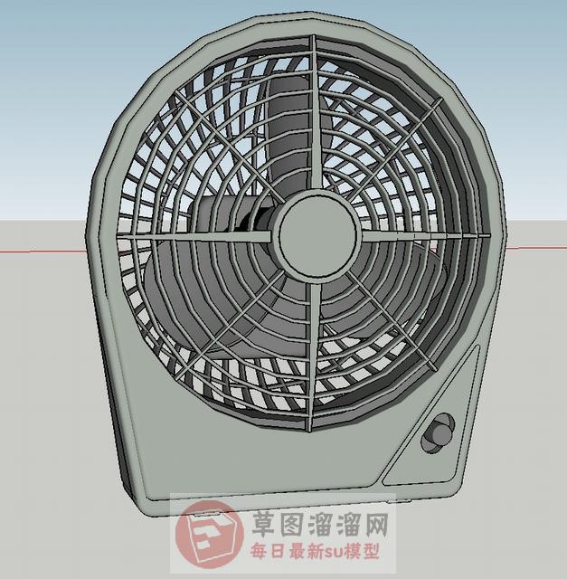 鸿运扇风扇电扇SU模型 1