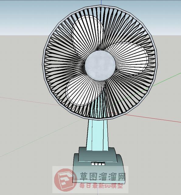 电风扇SU模型