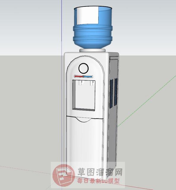 饮水机家电SU模型 1