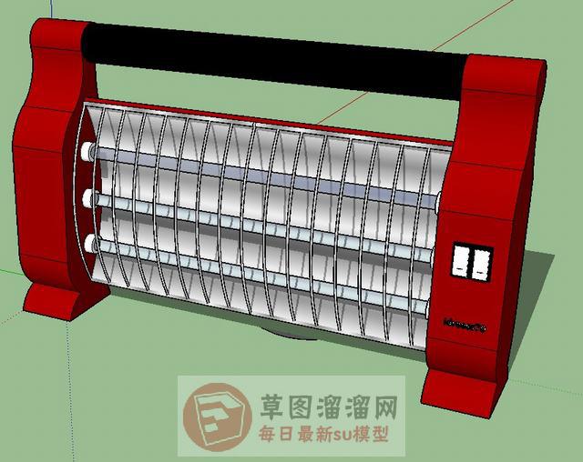 暖气片加热器家电SU模型 1