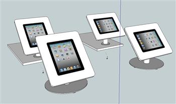 平板电脑SU模型 免费sketchup模型下载