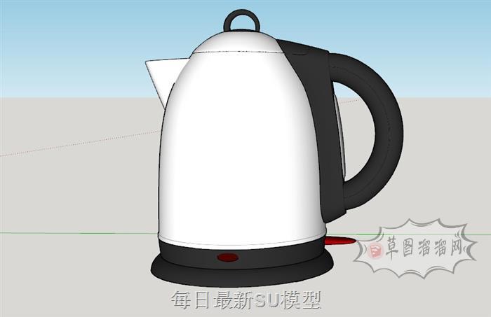 开水壶烧水壶家电SU模型 1