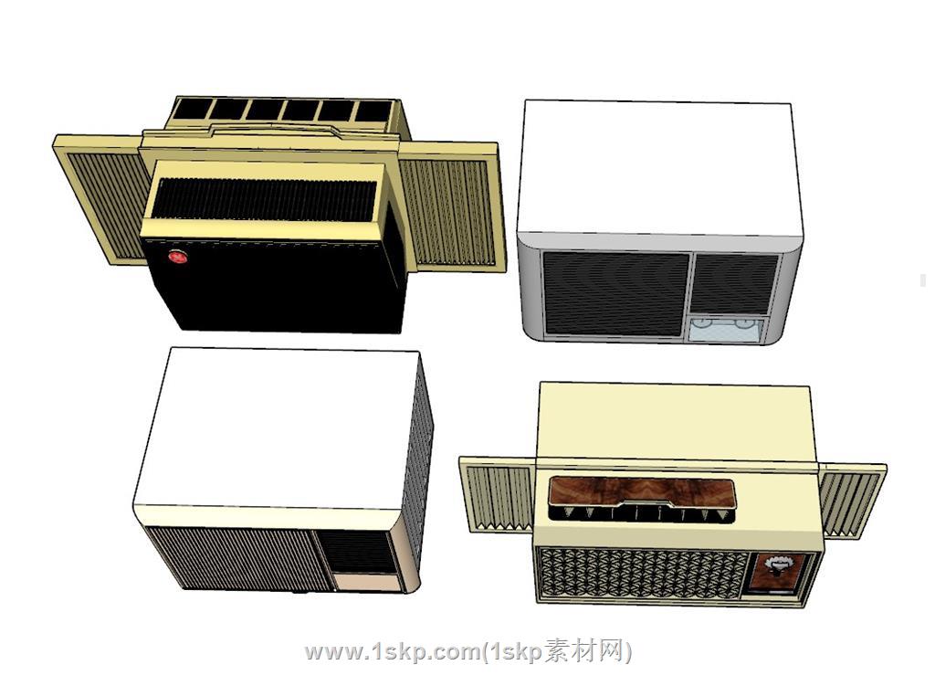 空调SU模型 2