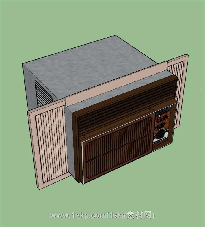 老式空调SU模型 2
