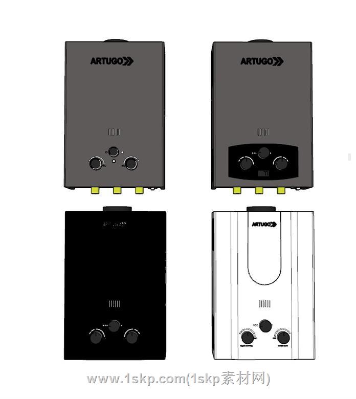 热水器家电SU模型 2