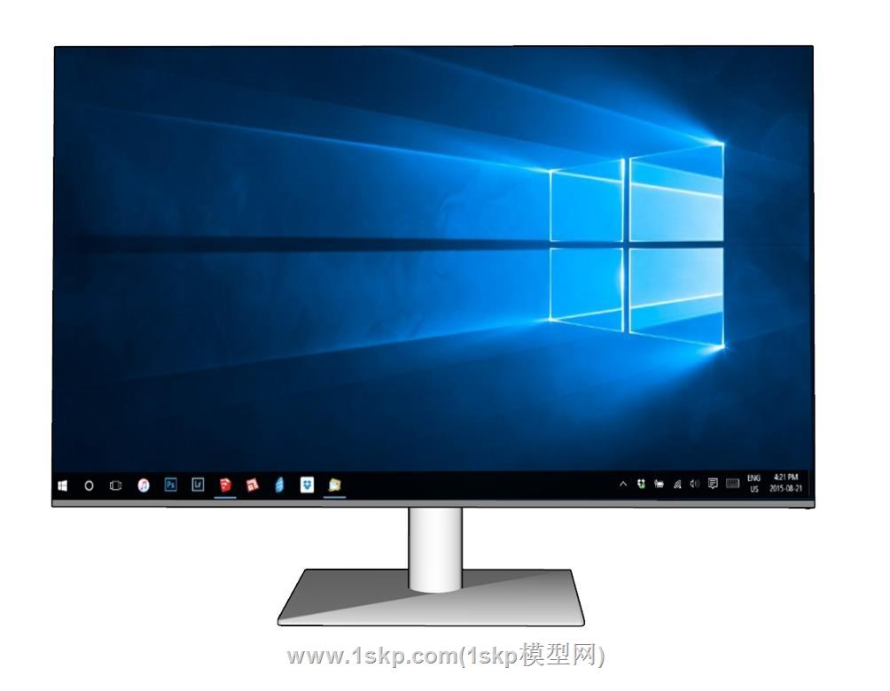 电脑显示器SU模型 1