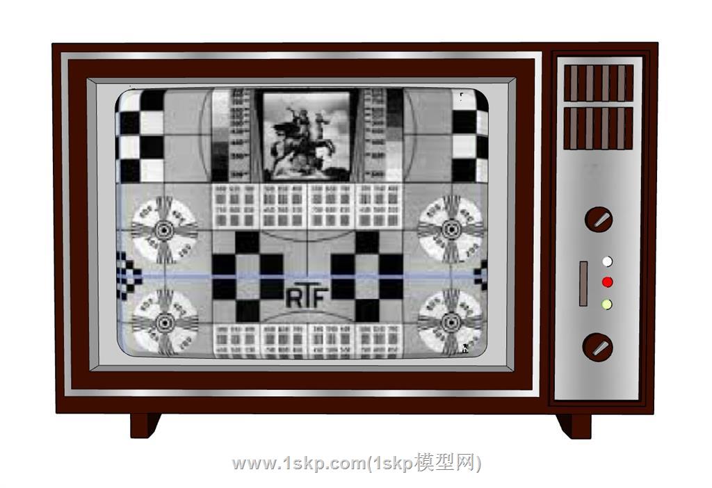 电器电视机SU模型 1