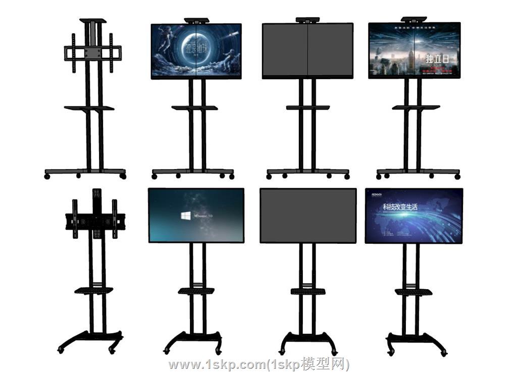 电视支架SU模型 1