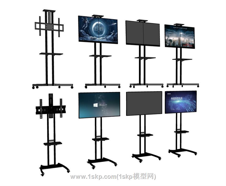 电视支架SU模型 3