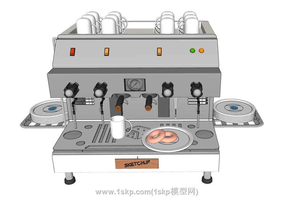 咖啡机SU模型 1
