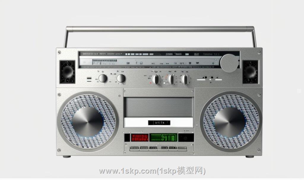 老物件录音机SU模型 1