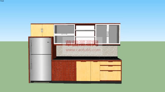 橱柜免费网SU模型 1