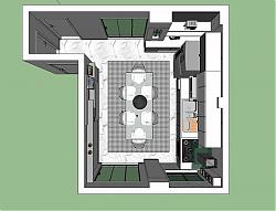 现代 厨房 餐桌椅 橱柜 家具