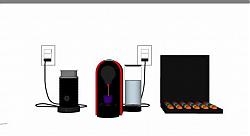 咖啡机厨房道具SU模型 免费sketchup模型下载