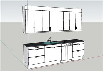 厨房  橱柜  厨具