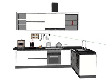 厨房 橱柜 燃气灶 厨具
