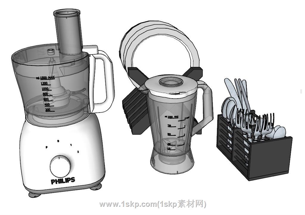 厨具果汁机SU模型 1
