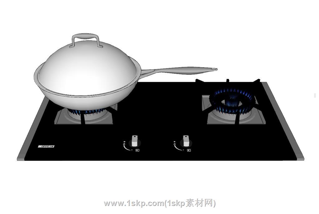 天然气灶灶SU模型 2