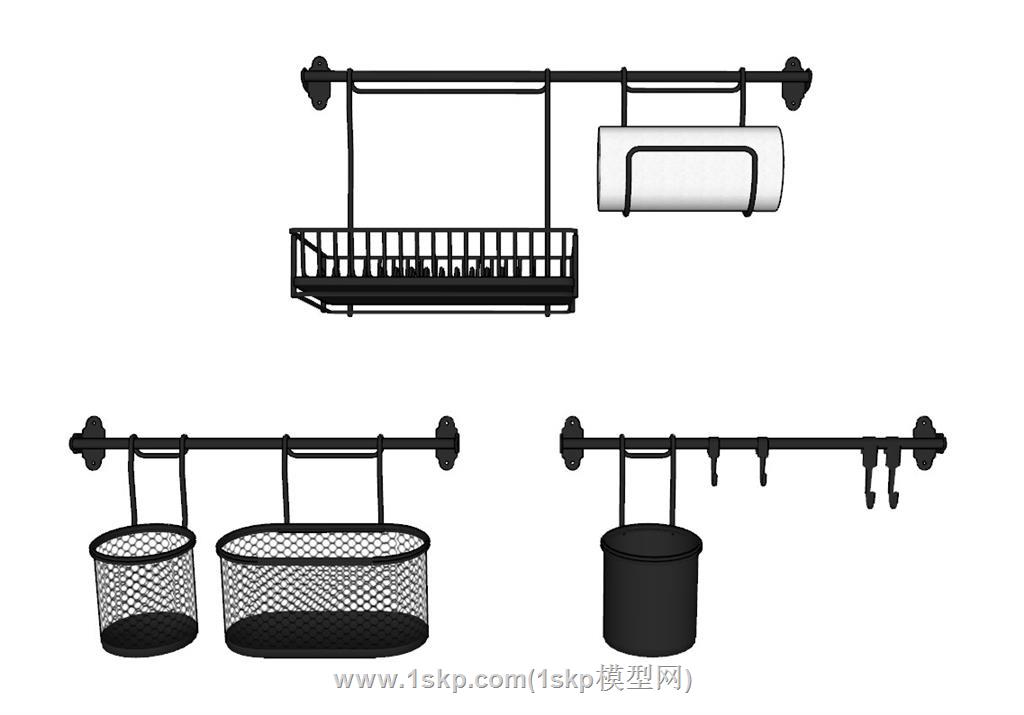 厨房用具SU模型