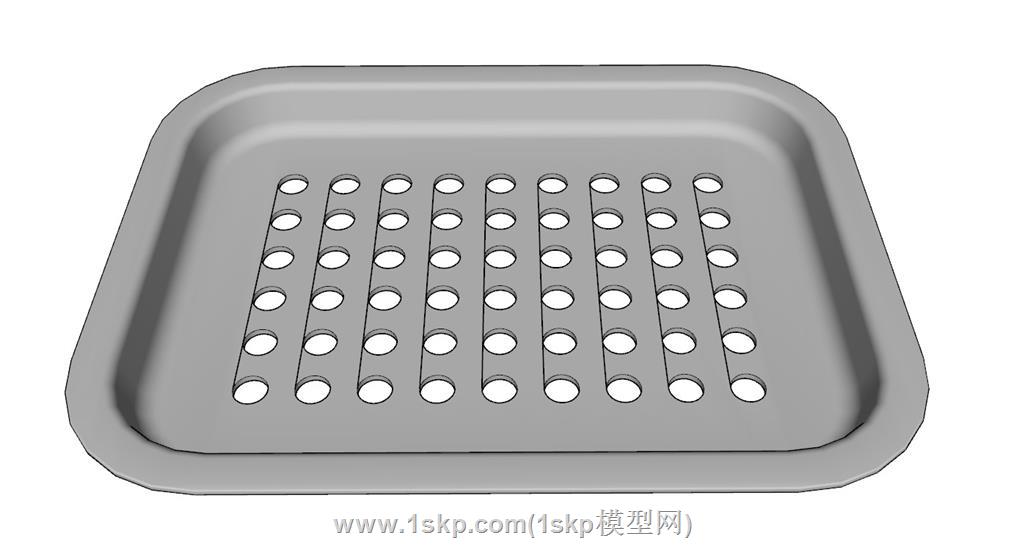 不锈钢漏盘沥水盘SU模型 1