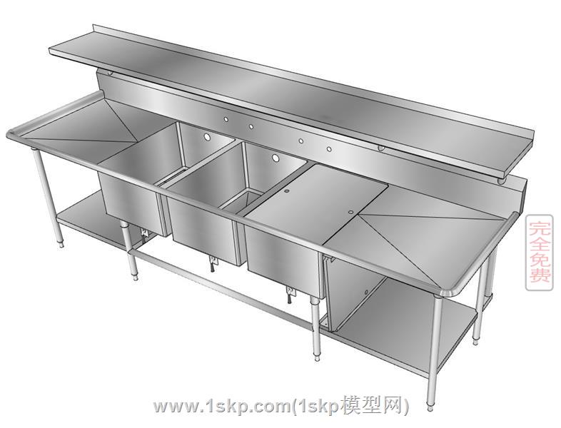 后厨不锈钢水槽 1